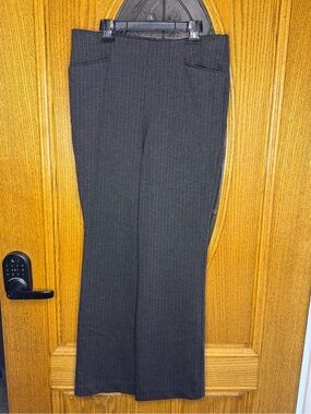 Investment Pinstripe Pull On Dress Pants